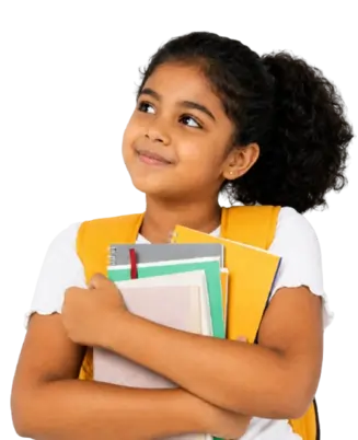 Child ready for preschool admission at Aadhaarshila Global School Jhunsi